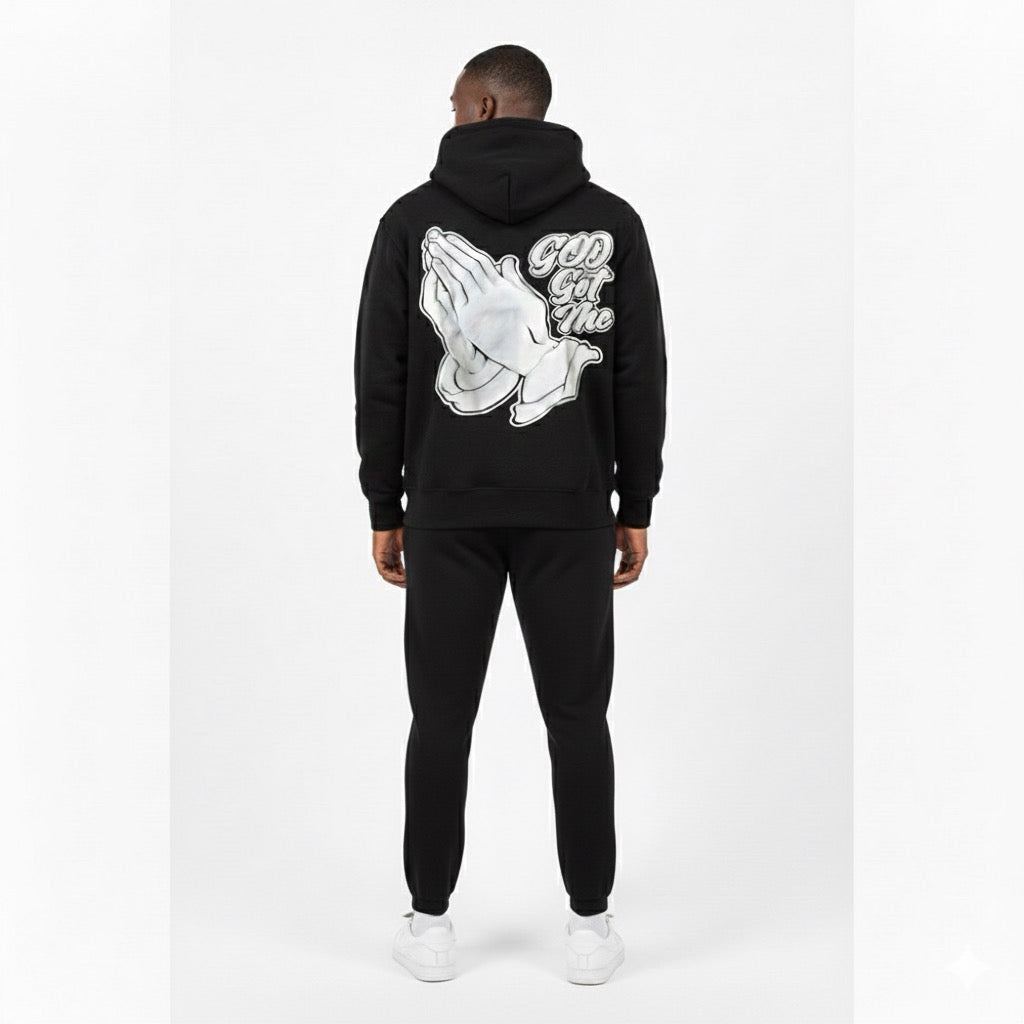 Black ZenithZip Unisex Sweatsuit