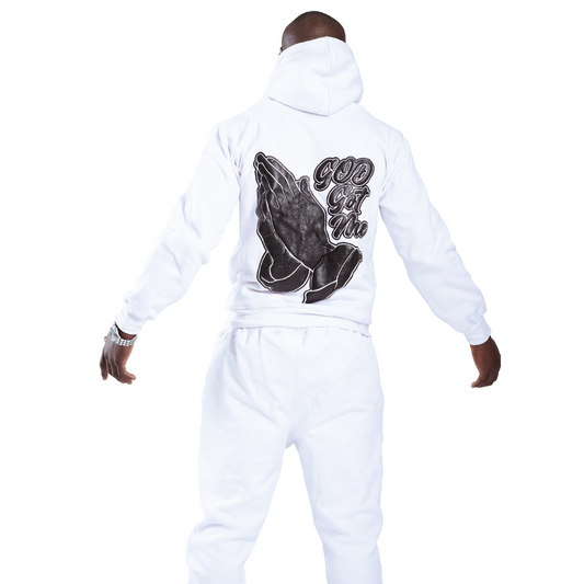 White ZenithZip Hoodie