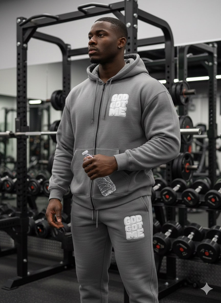 Gray  ZenithZip Unisex Sweatsuit