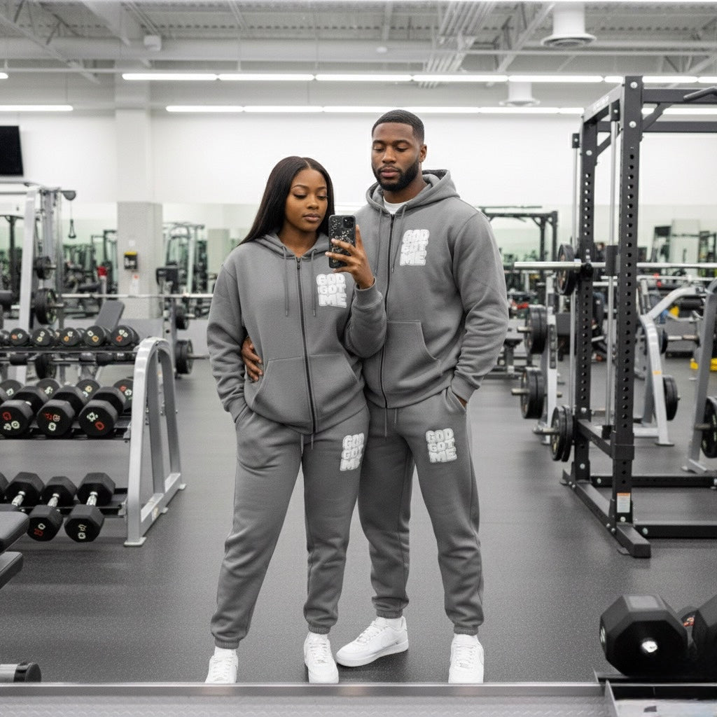 Gray  ZenithZip Unisex Sweatsuit